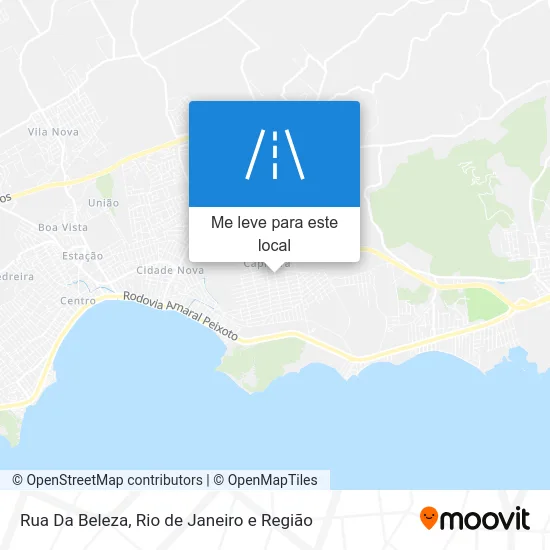Rua Da Beleza mapa