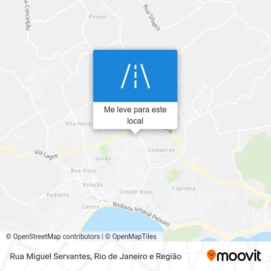 Rua Miguel Servantes mapa
