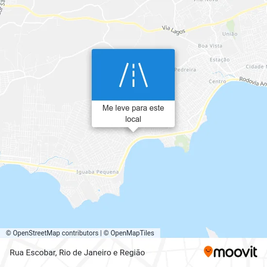 Rua Escobar mapa