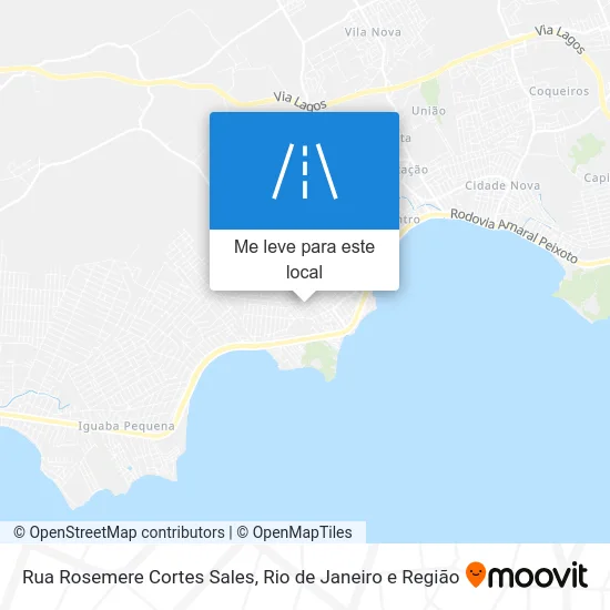 Rua Rosemere Cortes Sales mapa
