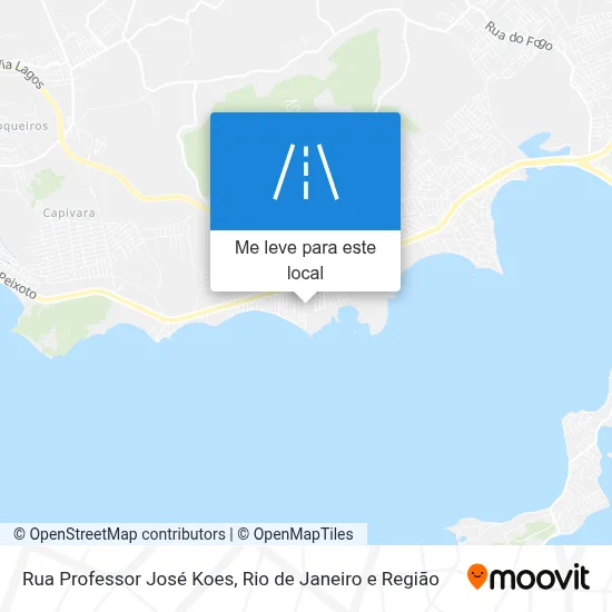 Rua Professor José Koes mapa