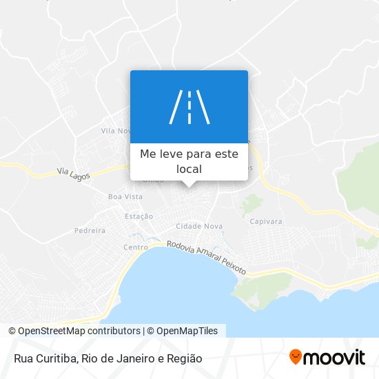 Rua Curitiba mapa