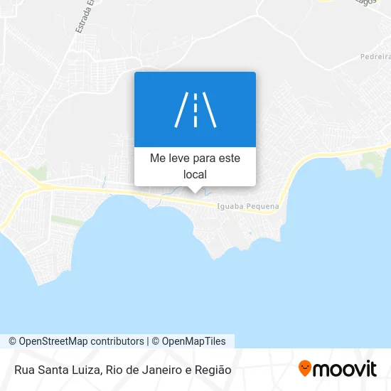 Rua Santa Luiza mapa