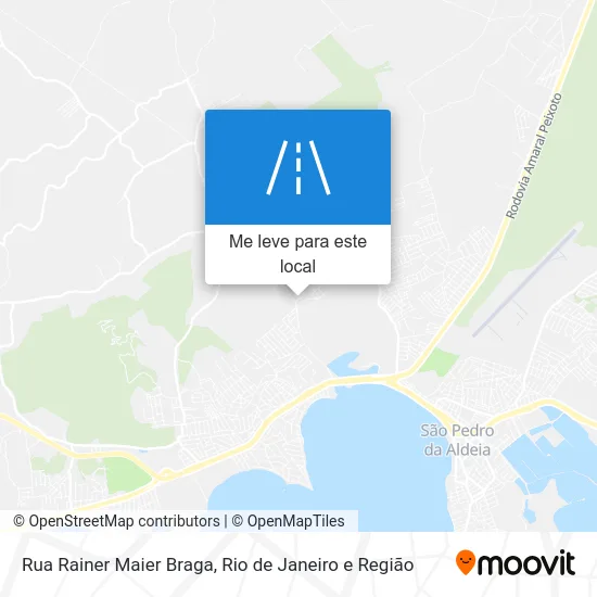Rua Rainer Maier Braga mapa
