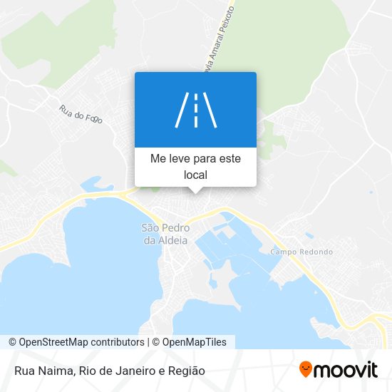 Rua Naima mapa