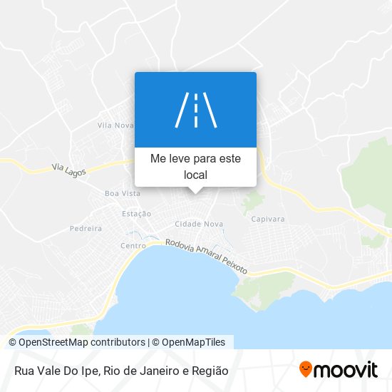 Rua Vale Do Ipe mapa