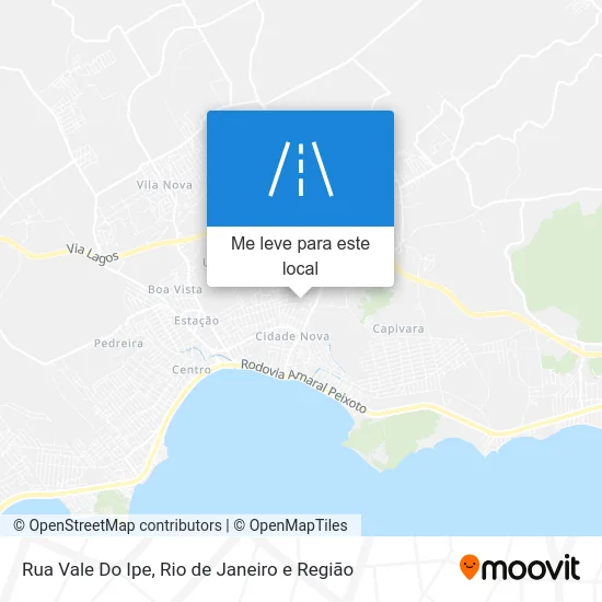 Rua Vale Do Ipe mapa