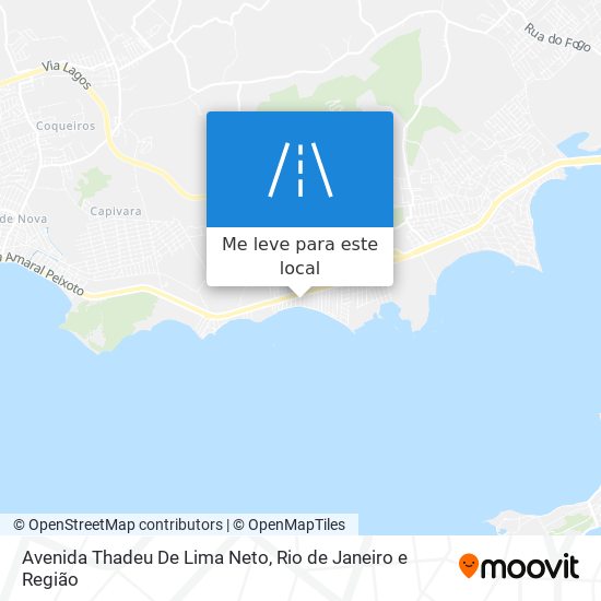 Avenida Thadeu De Lima Neto mapa