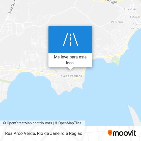 Rua Arco Verde mapa