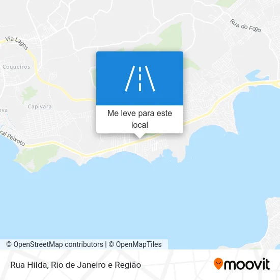 Rua Hilda mapa