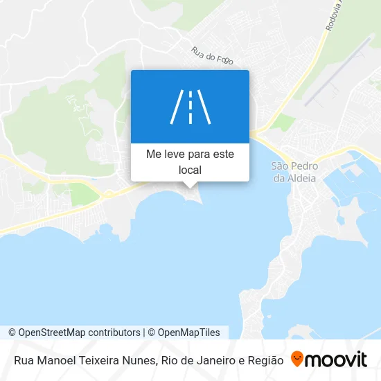 Rua Manoel Teixeira Nunes mapa