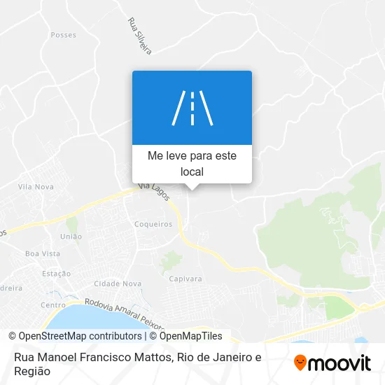 Rua Manoel Francisco Mattos mapa