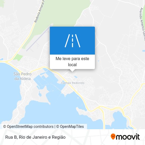 Rua B mapa