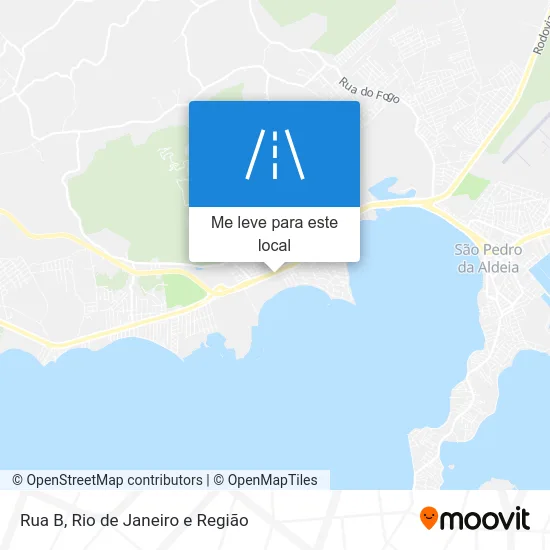Rua B mapa