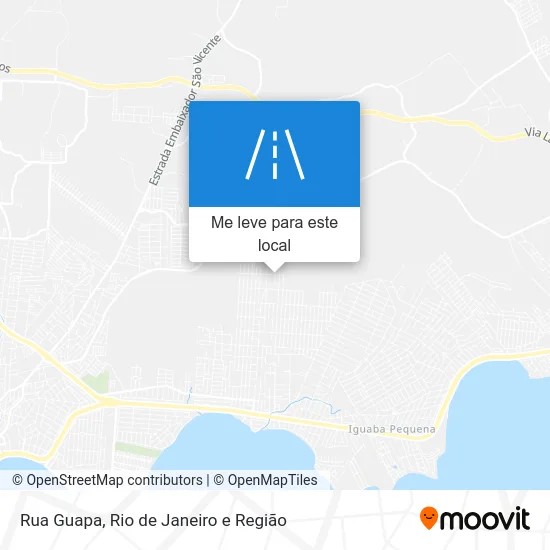 Rua Guapa mapa