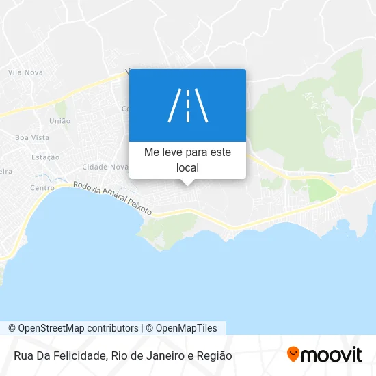 Rua Da Felicidade mapa