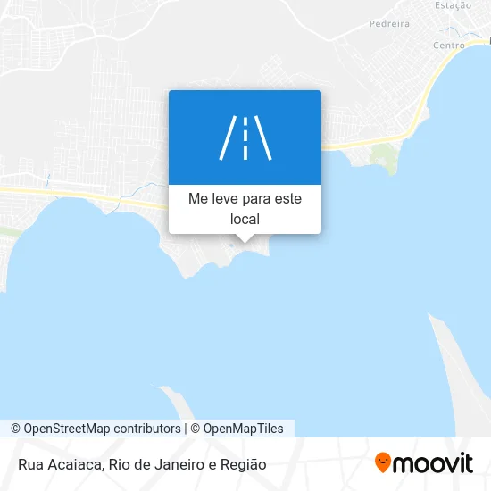 Rua Acaiaca mapa