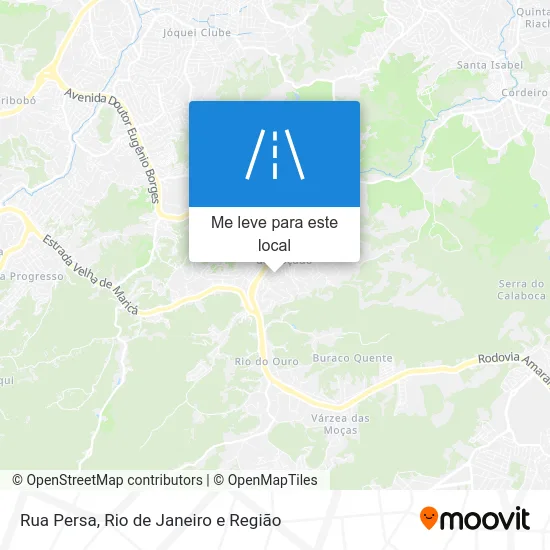 Rua Persa mapa