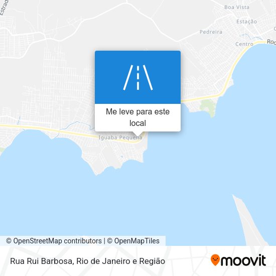 Rua Rui Barbosa mapa