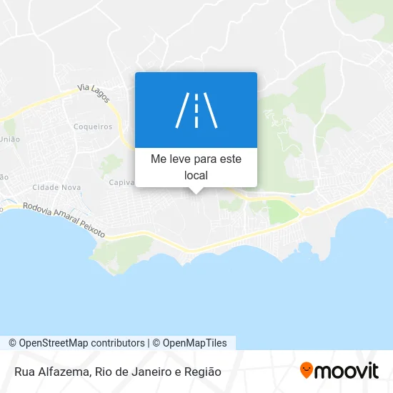 Rua Alfazema mapa