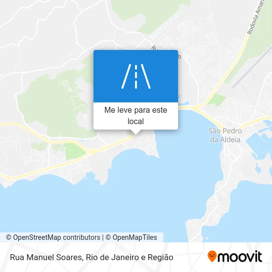 Rua Manuel Soares mapa