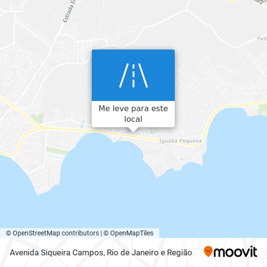 Avenida Siqueira Campos mapa