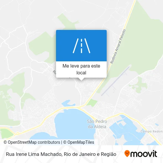 Rua Irene Lima Machado mapa