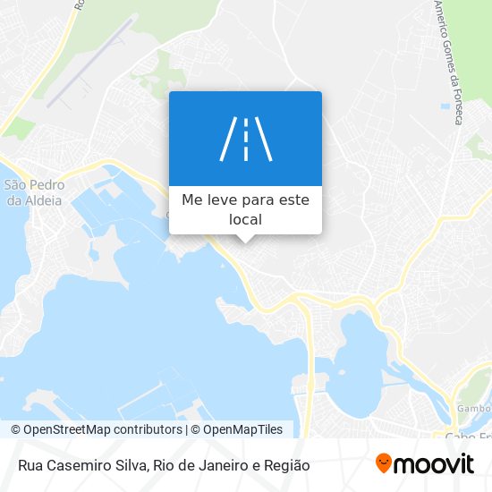 Rua Casemiro Silva mapa