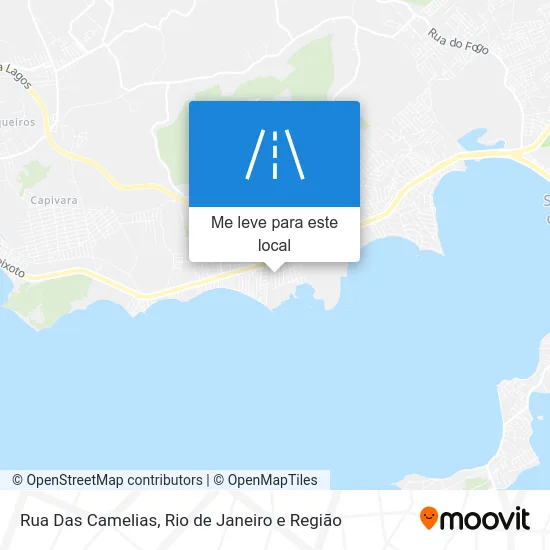 Rua Das Camelias mapa