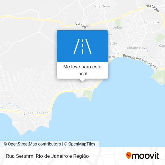 Rua Serafim mapa