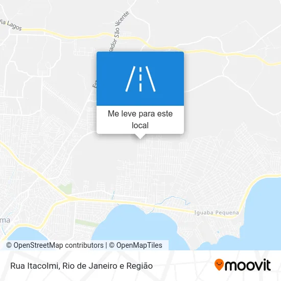 Rua Itacolmi mapa