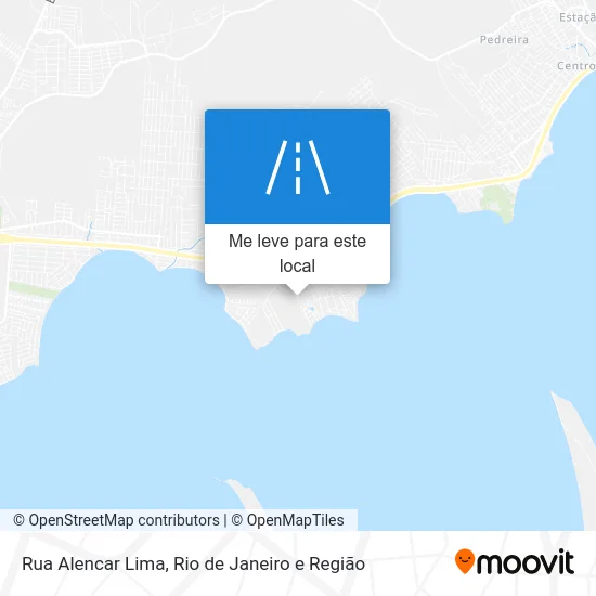 Rua Alencar Lima mapa