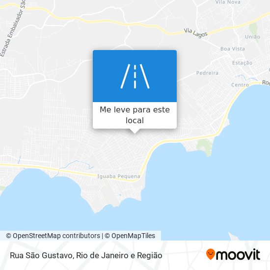 Rua São Gustavo mapa