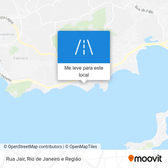 Rua Jair mapa