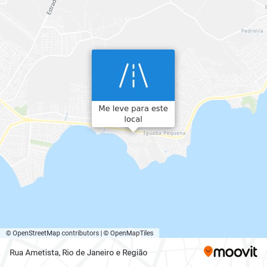 Rua Ametista mapa