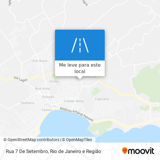 Rua 7 De Setembro mapa