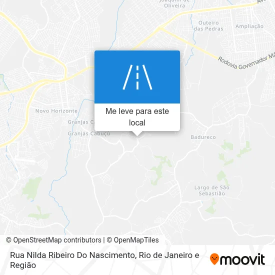 Rua Nilda Ribeiro Do Nascimento mapa
