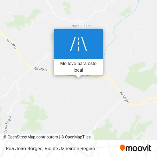 Rua João Borges mapa
