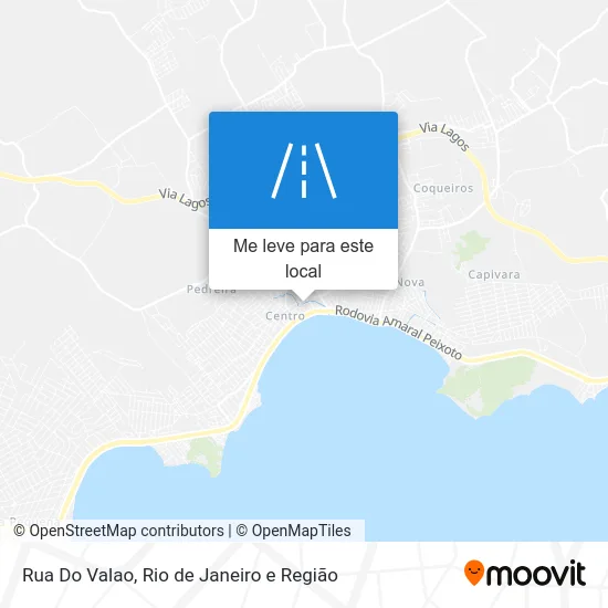 Rua Do Valao mapa