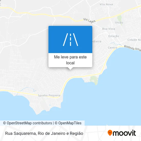 Rua Saquarema mapa
