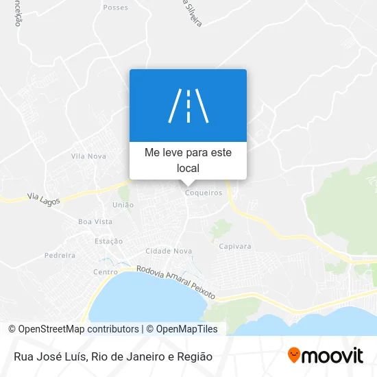 Rua José Luís mapa