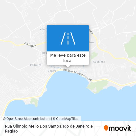 Rua Olimpio Mello Dos Santos mapa