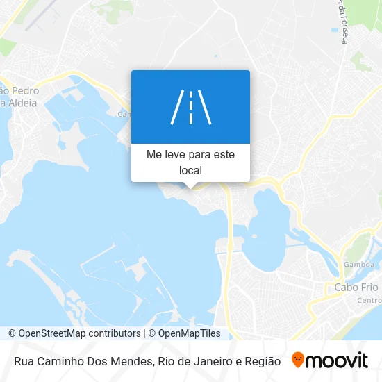 Rua Caminho Dos Mendes mapa