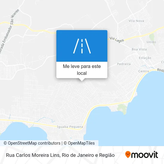 Rua Carlos Moreira Lins mapa