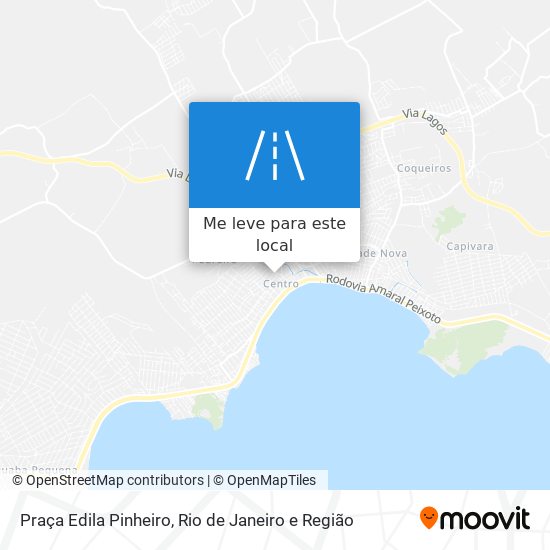 Praça Edila Pinheiro mapa