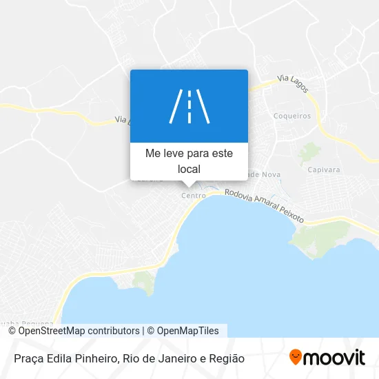 Praça Edila Pinheiro mapa