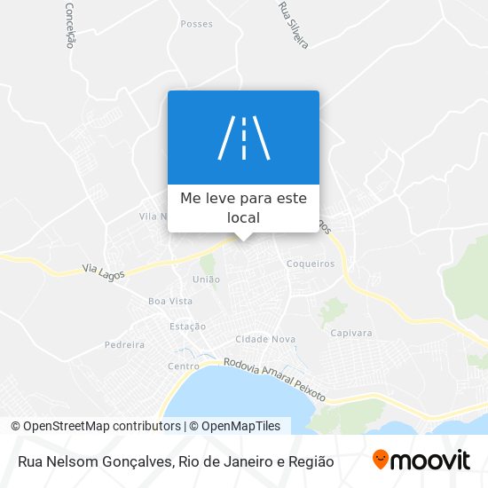 Rua Nelsom Gonçalves mapa