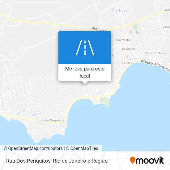 Rua Dos Periquitos mapa