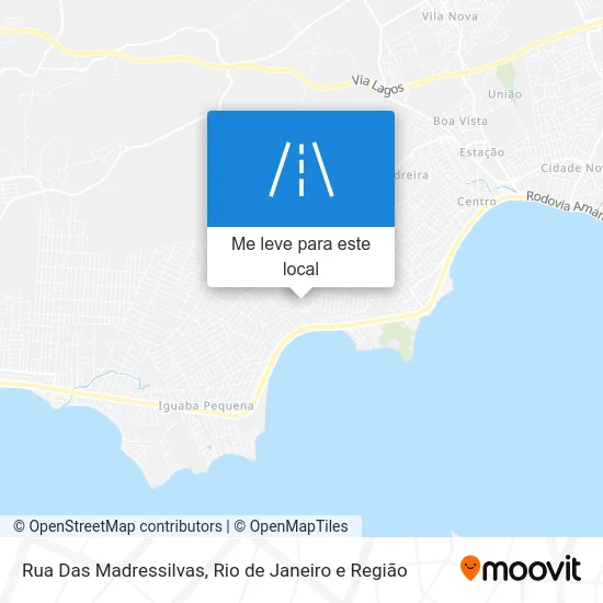 Rua Das Madressilvas mapa