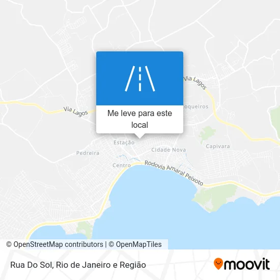 Rua Do Sol mapa